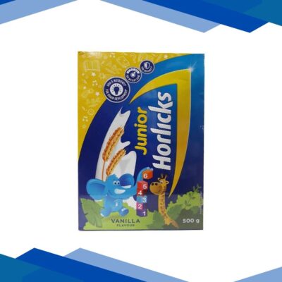 Junior Horlicks Powder – Vanilla Flavour 500 gm (Refill Pack)