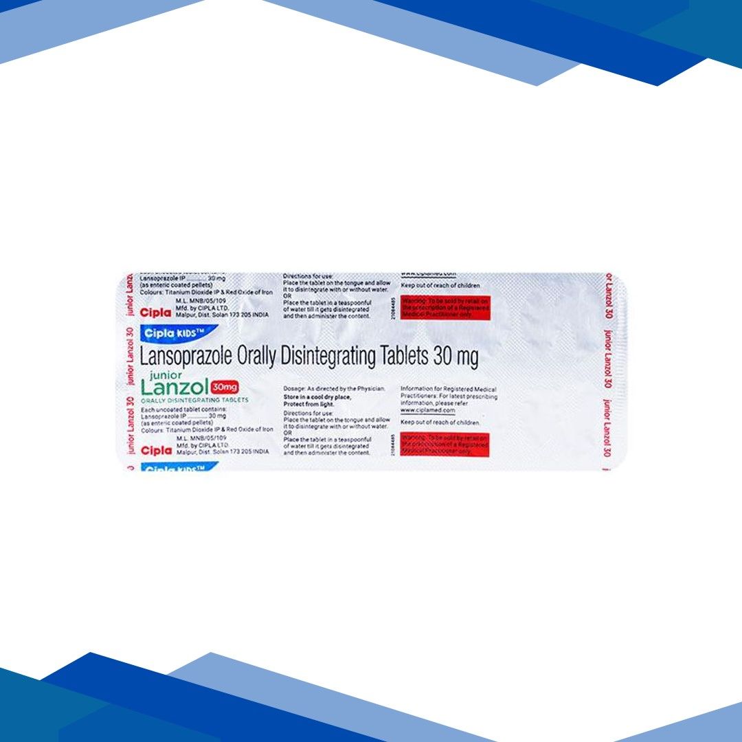 Junior Lanzol 30mg Tablet 10’S
