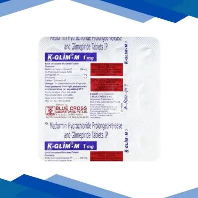 K Glim M 1mg Tablet 15’S