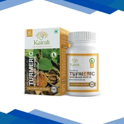 Kairali Turmeric with Black Pepper Capsules Turmeric Capsules 60’s