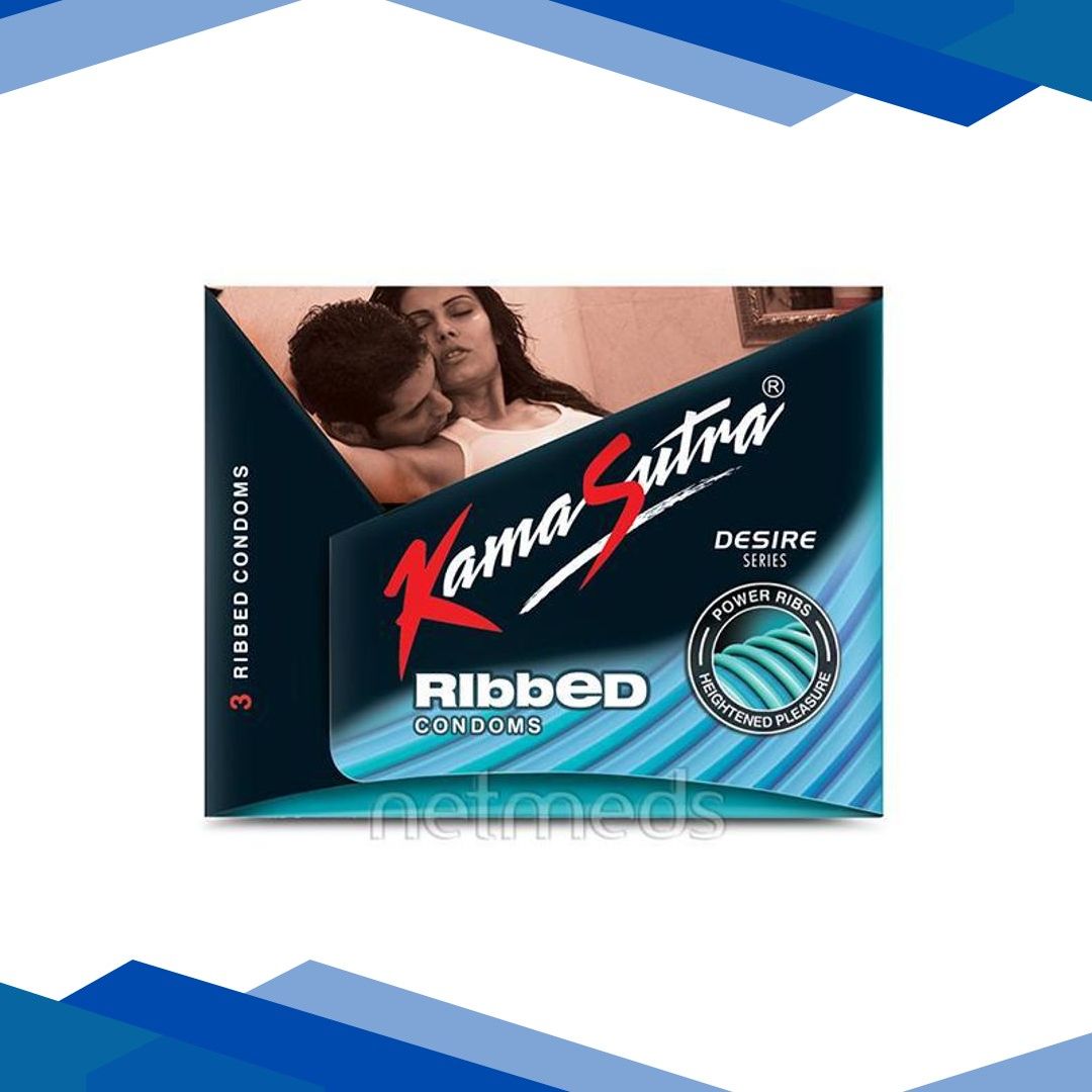Kamasutra Condoms – Ribbed 3’s