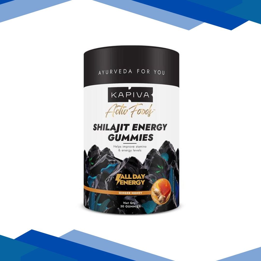 Kapiva Activ Foods Shilajit Energy Gummies – Ginger Honey 30’s