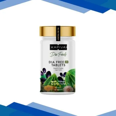 Kapiva Dia Foods Dia Free 2X Tablets 30’s