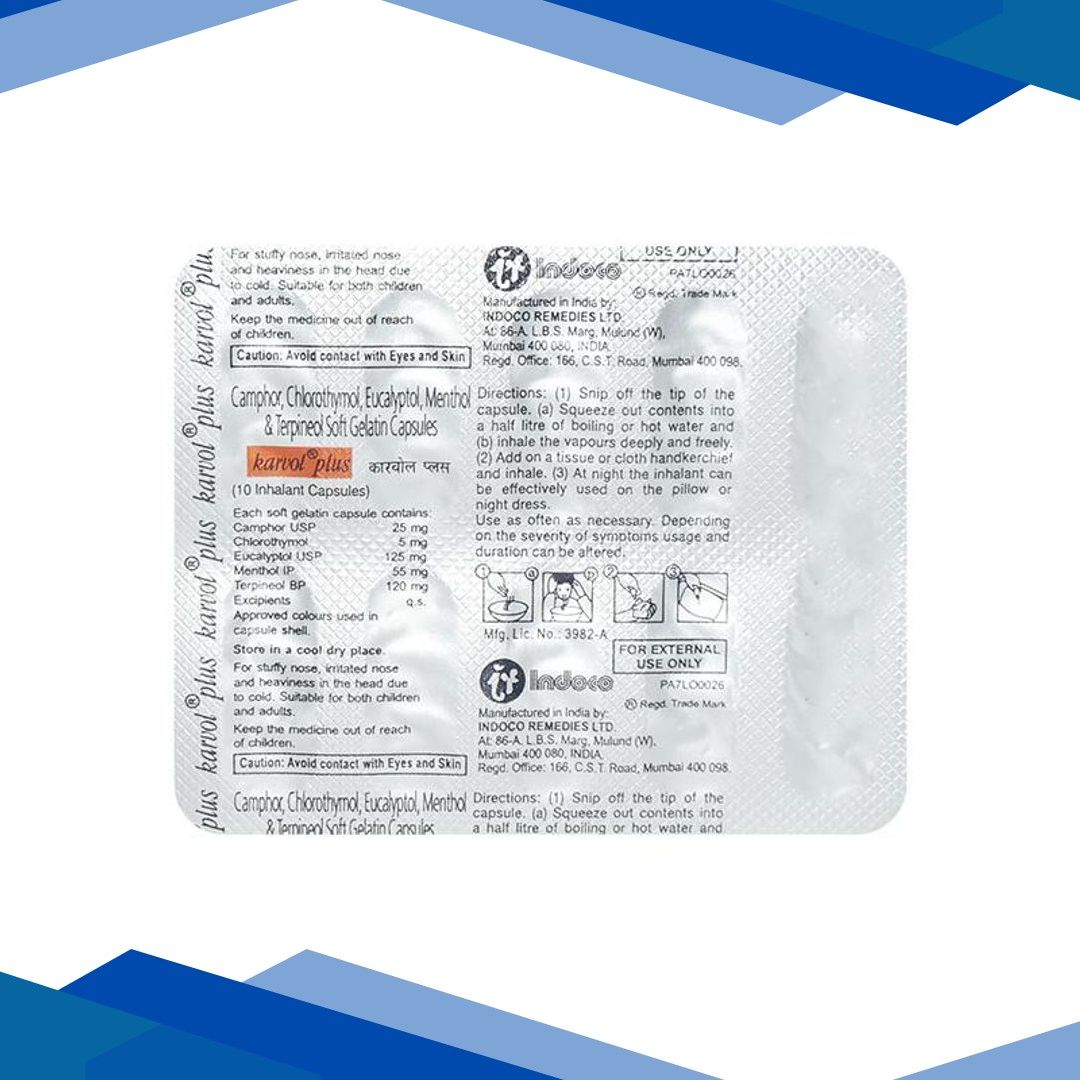 Karvol Plus Capsule 10’S