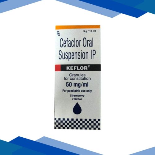 KEFLOR PAEDIATRIC STRAWBERRY FLAVOUR 50 Oral Suspension 10ml