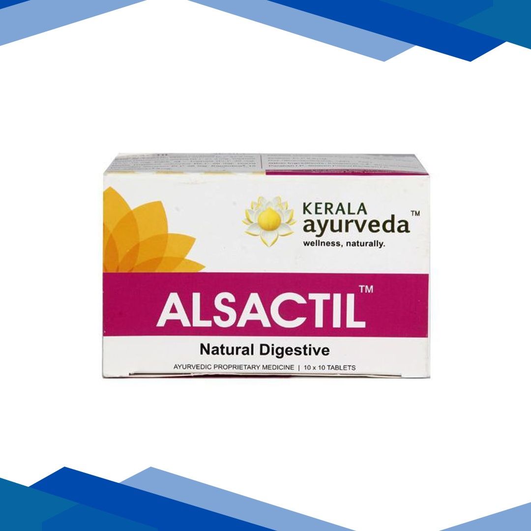 Kerala Ayurveda Alsactil Tablet (Pack of 10 x 10’s)