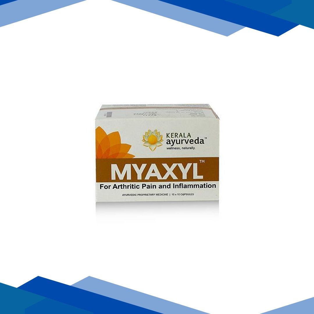 Kerala Ayurveda Myaxyl Capsules (Pack of 10 x 10’s)