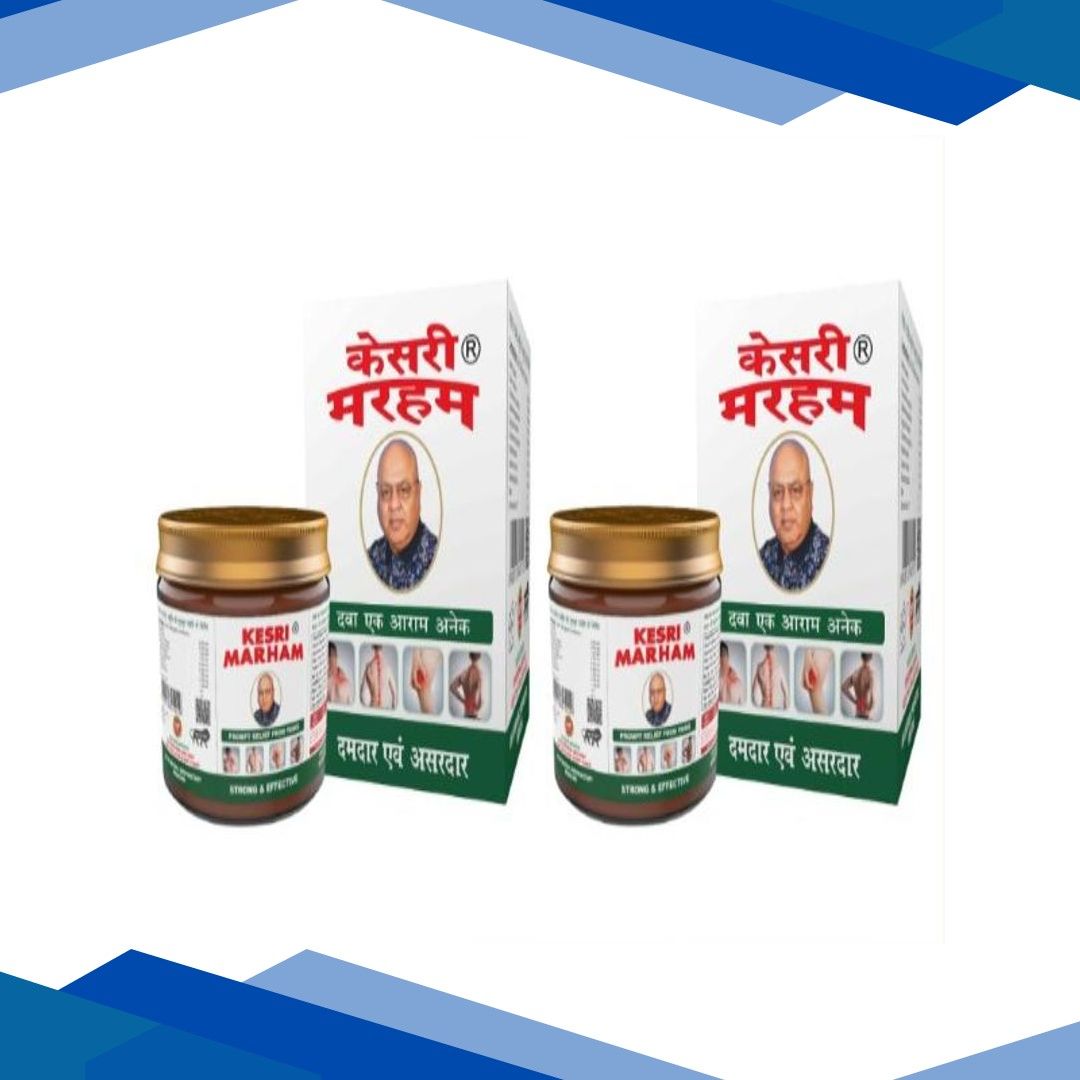 Kesri Marham Pain Relief Ointment (Pack of 2 x 100 gm) 1’s