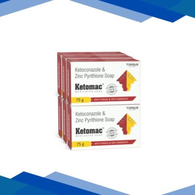Ketomac Medicated Bathing Bar (Pack of 6 X 75 g)