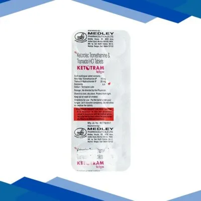 Ketotram 10/25mg Tablet 10’S