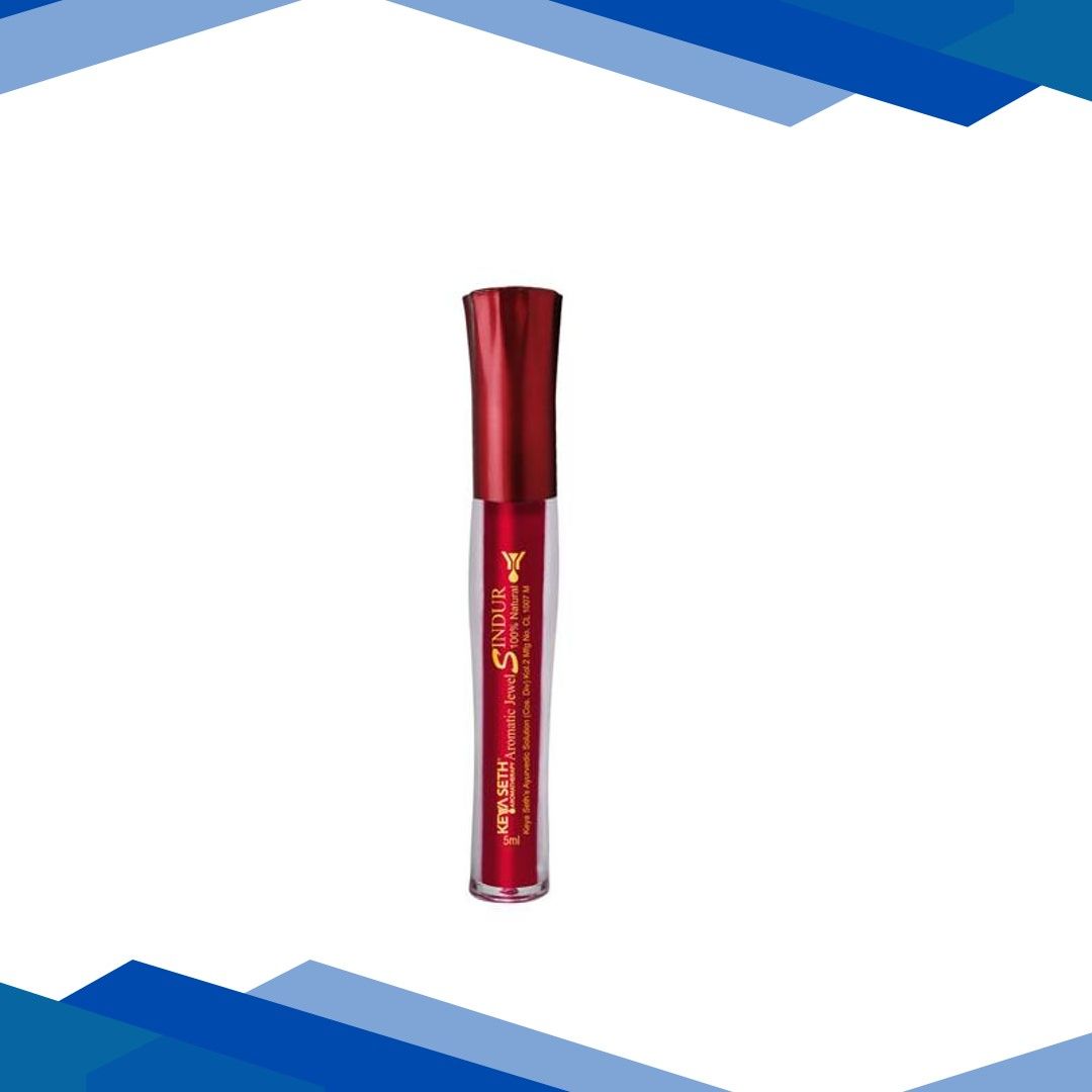 Keya Seth Aromatherapy Aromatic 100% Natural Liquid Sindoor (Maroon) 5 ml
