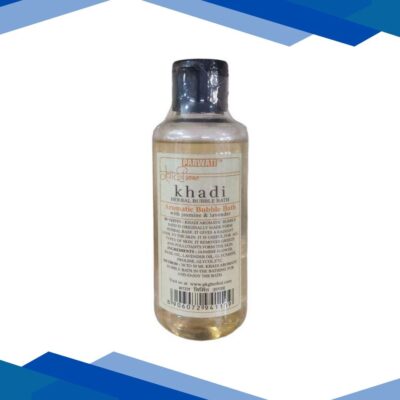 Khadi Herbal Aromatic Bubble Bath – Jasmine and Lavender 210 ml