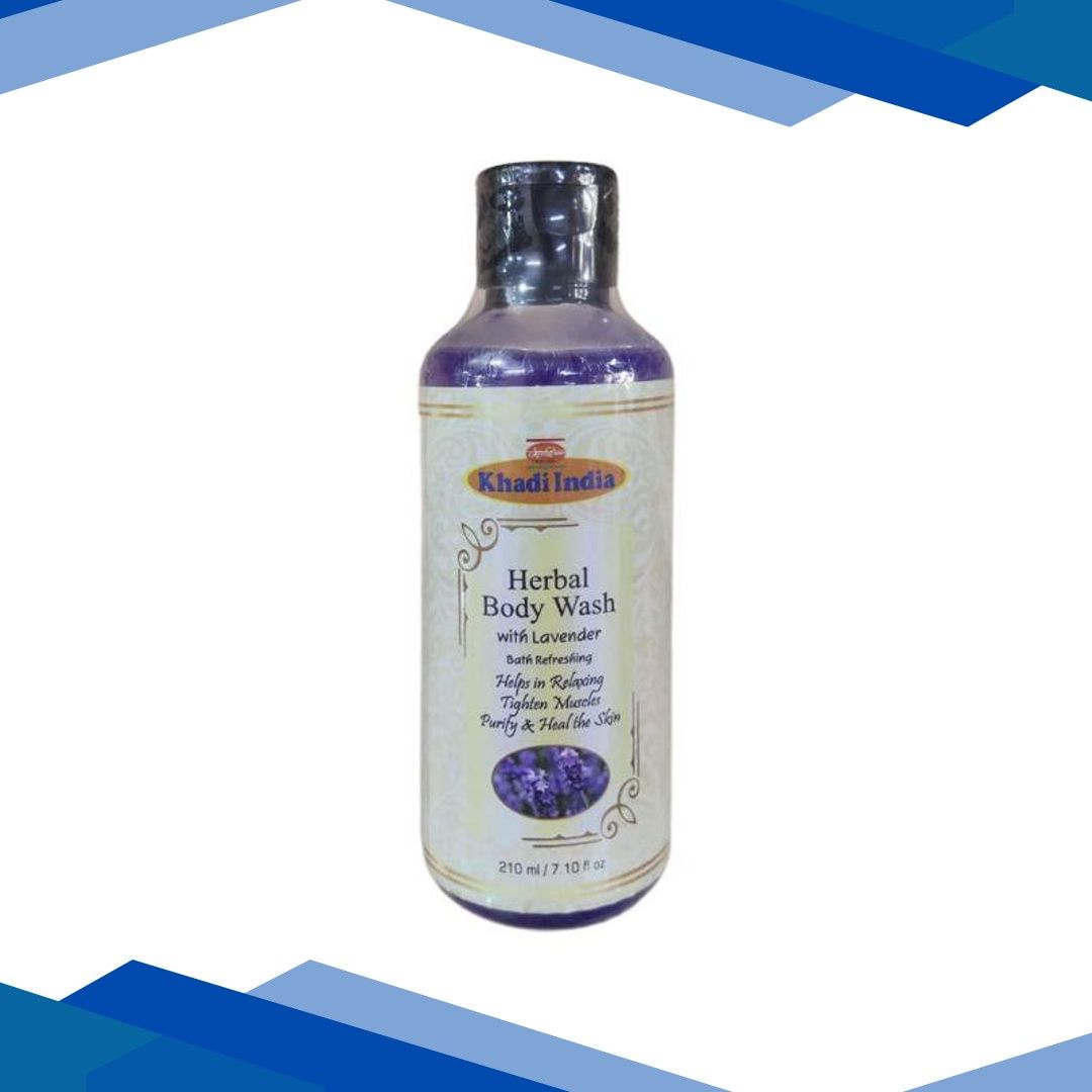 Khadi Herbal Body Wash – Lavander 210 ml
