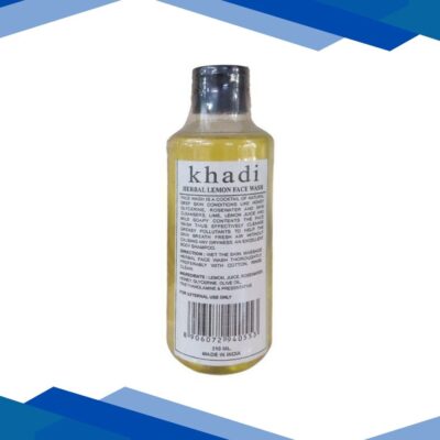 Khadi Herbal Face Wash – Lemon 210 ml