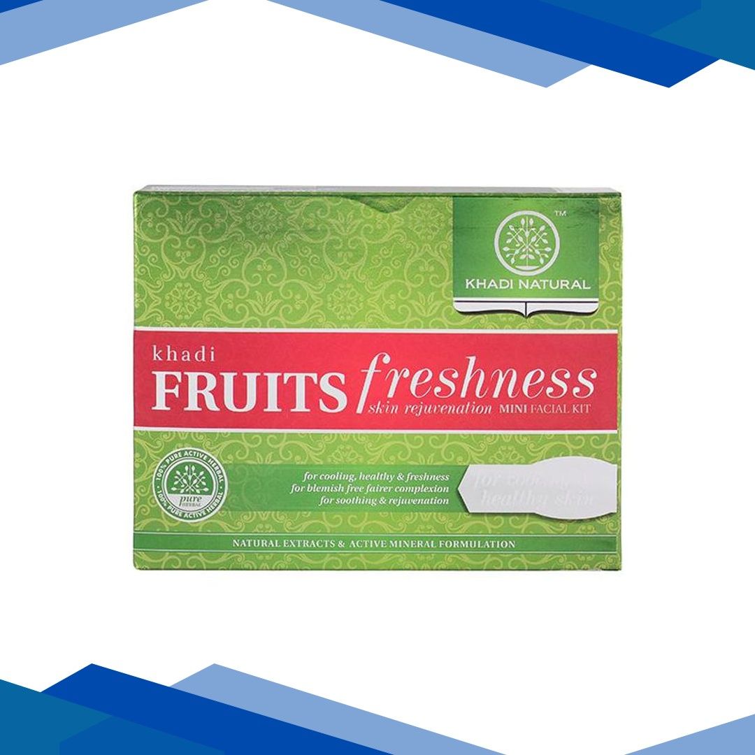 Khadi Natural Skin Rejuvenation Mini Facial Kit – Fruits Freshness