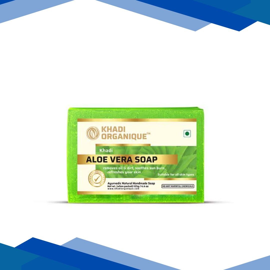 Khadi Organique Soap – Aloevera 125 gm