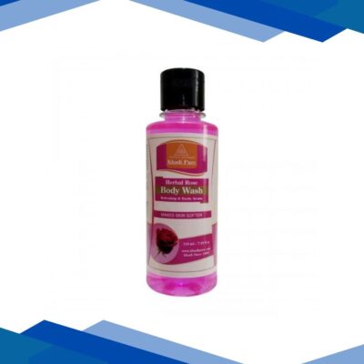 Khadi Pure Herbal Body Wash – Herbal Rose 210 ml