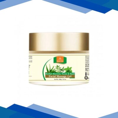 Khadi Pure Herbal Facial Massage Gel – Aloevera Neem & Basil 100 gm