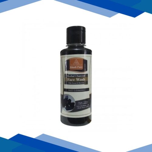 Khadi Pure Herbal SLS Paraben Free Face Wash – Charcoal 210 ml