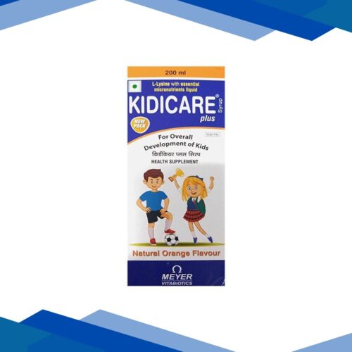 KIDICARE PLUS NATURAL ORANGE FLAVOUR GLUTEN FREE Syrup 200ml