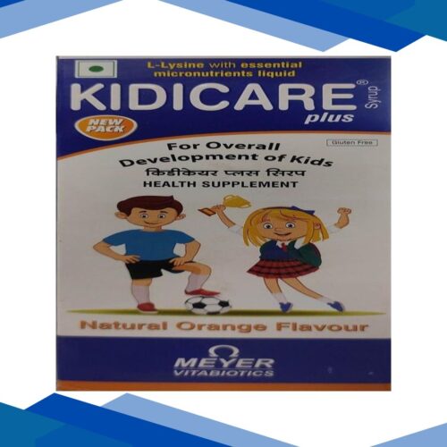 KIDICARE PLUS NATURAL ORANGE FLAVOUR Syrup 200ml