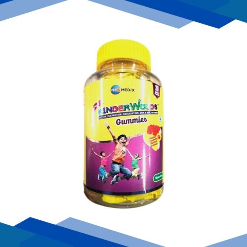 KINDERWOODS NEW DELICIOUS STRAWBERRY FLAVORED GLUTEN FREE Gummies 30’s