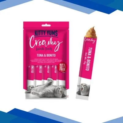 Kitty Yums Creamy Tuna & Bonito (Buy 4 Get 1 Free) 1’s