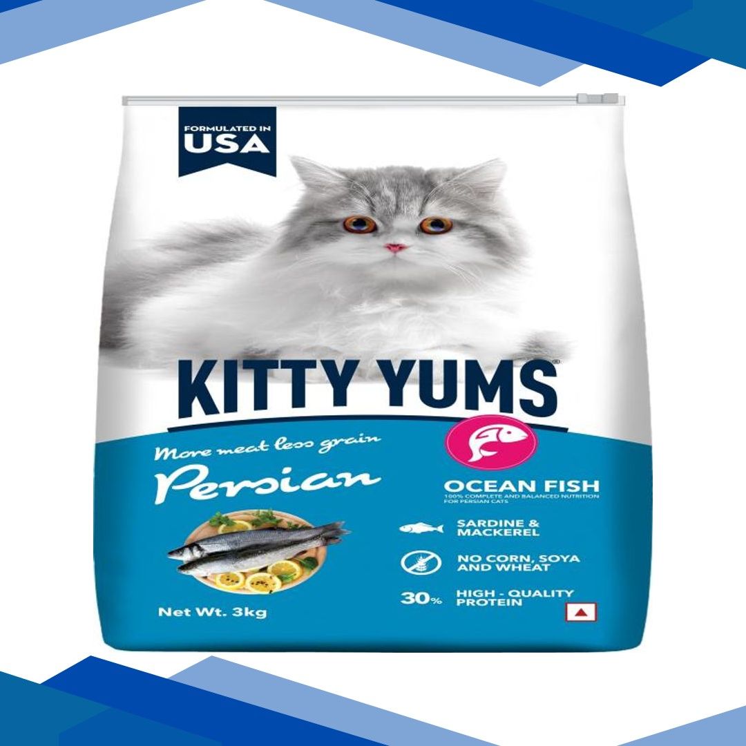 Kitty Yums Dry Persian Cat Food, Ocean Fish 3000 gm