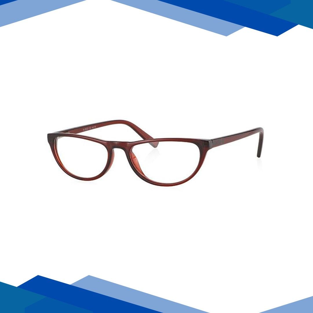 Klar Eye Cat Eye K-3022 Reading Glass for Women – Brown, 2 Power