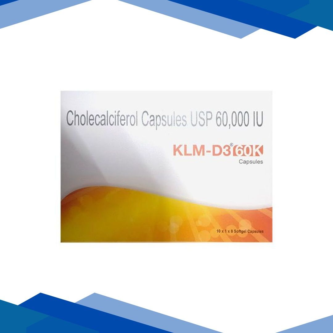 KLM D3 60k Softgel Capsule 8’s
