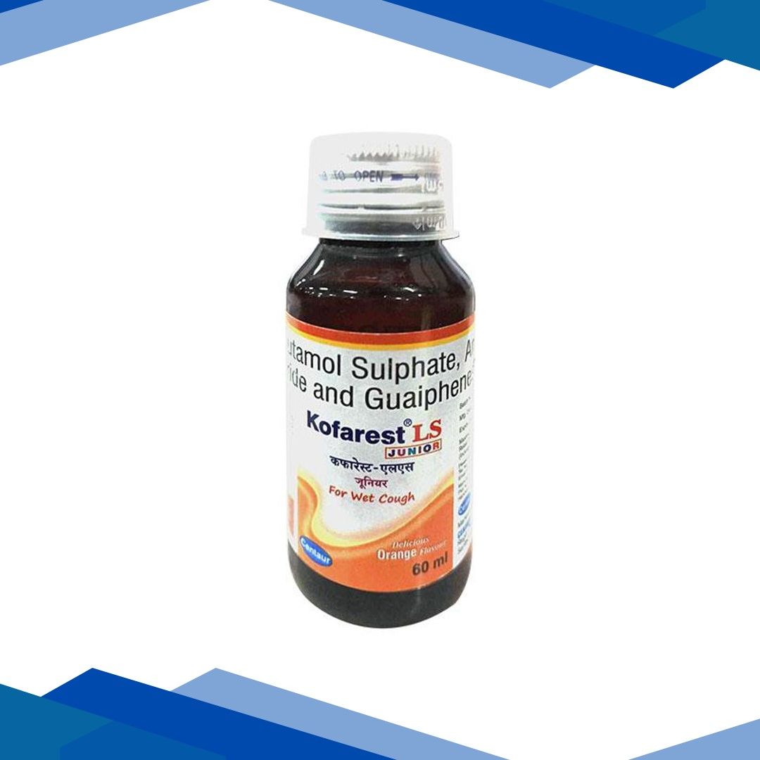 KOFAREST LS JUNIOR DELICIOUS ORANGE FLAVOUR Syrup 60ml