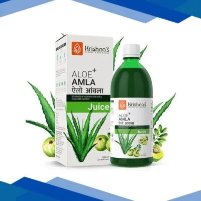 Krishna’s Herbal & Ayurveda Aloe+Amla Juice 1000 ml