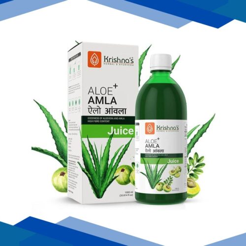 Krishna’s Herbal & Ayurveda Aloe+Amla Juice 1000 ml