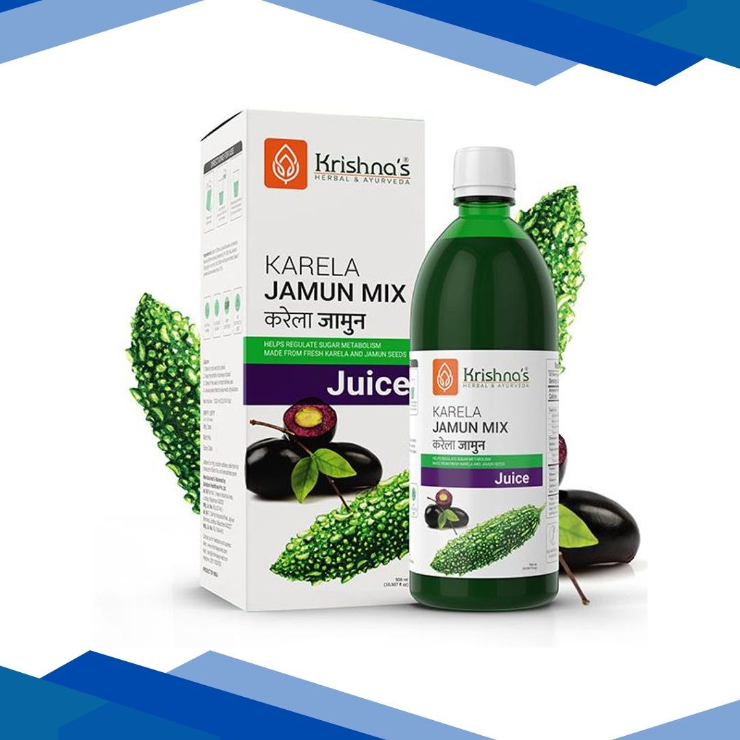 Krishna’s Herbal & Ayurveda Karela Jamun Neem Juice 500 ml