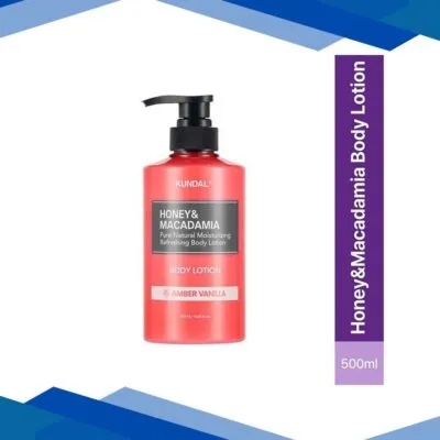 Kundal Honey and Macadamia Pure Body Lotion Amber Vanilla 500 ml