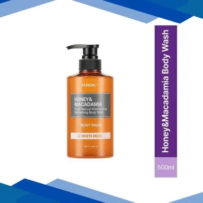 Kundal Honey and Macadamia Pure Body Wash White Musk 500 ml