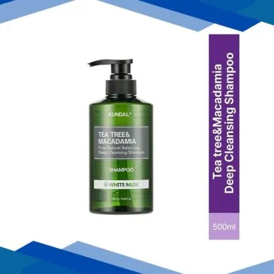Kundal Tea Tree and Macadamia Deep Cleansing Shampoo White Musk 500 ml