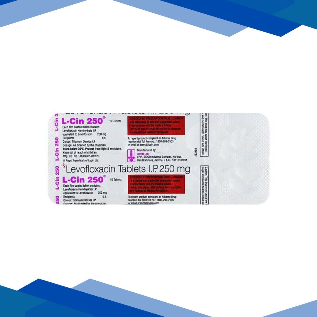 L Cin 250mg Tablet 10’S