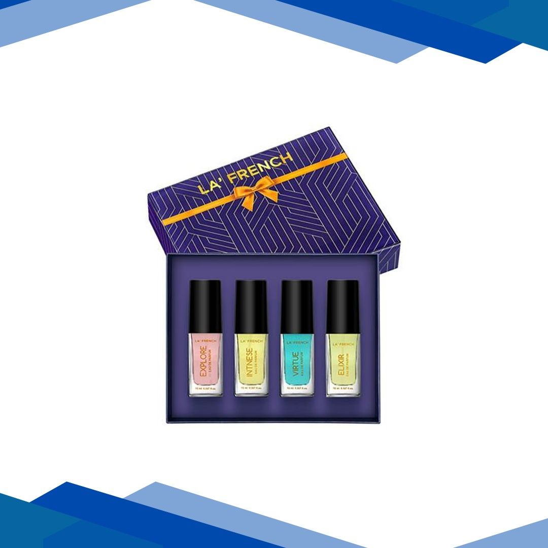 La French Elixir, Explore, Intense & Virtue Perfume Gift Set For Men & Women, 15ml Each 4’s