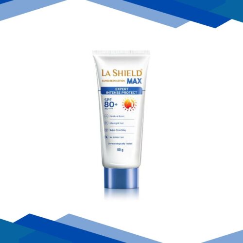 La Shield Max SPF 80+ PA++++ Intense sun protection Sunscreen Lotion 50 g