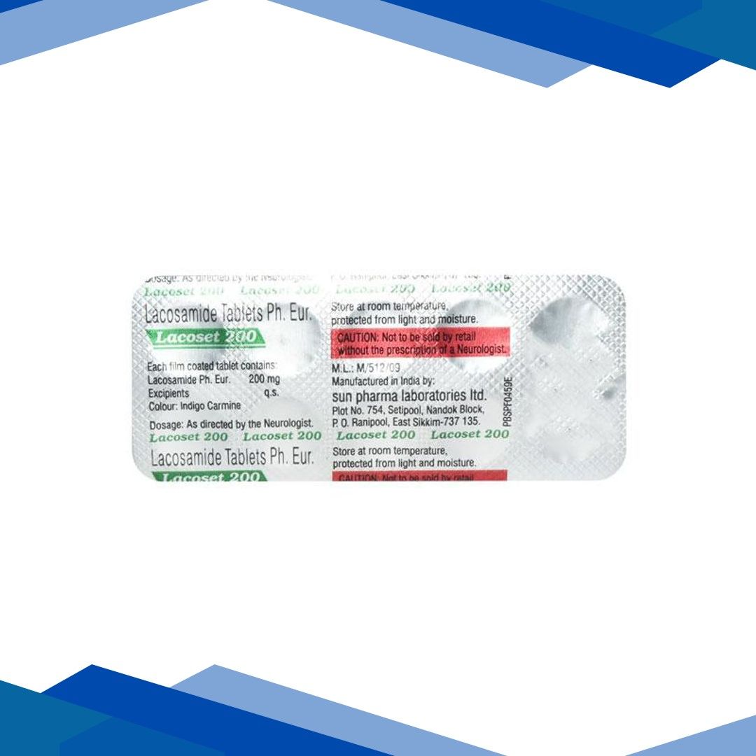 Lacoset 200mg Tablet 10’S