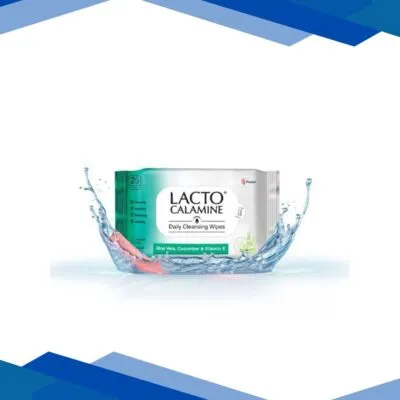 Lacto Calamine Daily Cleansing Wipes 25’s