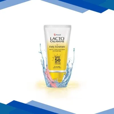 Lacto Calamine Daily Sunshield Matte Look Sunscreen Lotion SPF 50 PA+++ For Oily Skin 50 gm