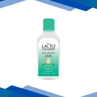 Lacto Calamine Micellar Cleansing Water – Aloe Vera & Green Tea 100 ml