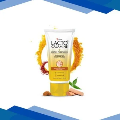 Lacto Calamine Ubtan Face Wash – Sandalwood With Saffron, Neem, Almond & Turmeric 100 ml