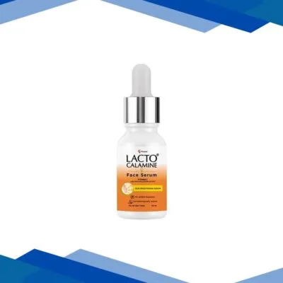 Lacto Calamine Vitamin C Serum with Pollushield, Vitamin E, B3 and B5, Skin Brightening Serum 30 ml