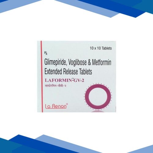 Laformin GV 2/500/0.2mg Tablet 10’S