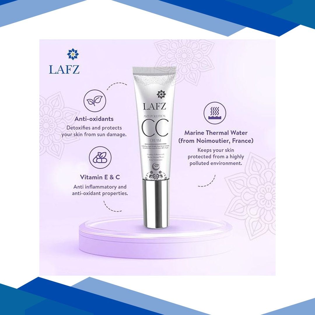 Lafz Light Vanilla Anti – Pollution CC Cream 100 gm