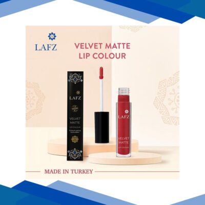 Lafz Transfer Proof & Smudge Proof Velvet Matte Lip Colour, Cherry Crush 5.5 ml