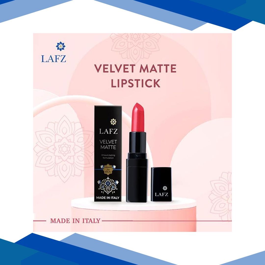 Lafz Velvet Matte Lipstick, Camellia Pink 4.5 gm
